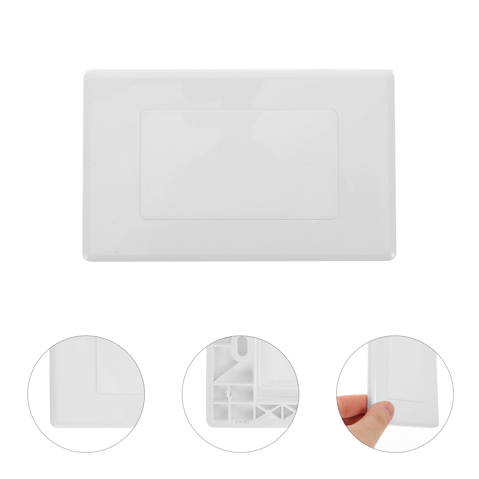 4Pcs Plastic Blank Wall Plate  - Electrical Outlet Cover ulasan dan harga