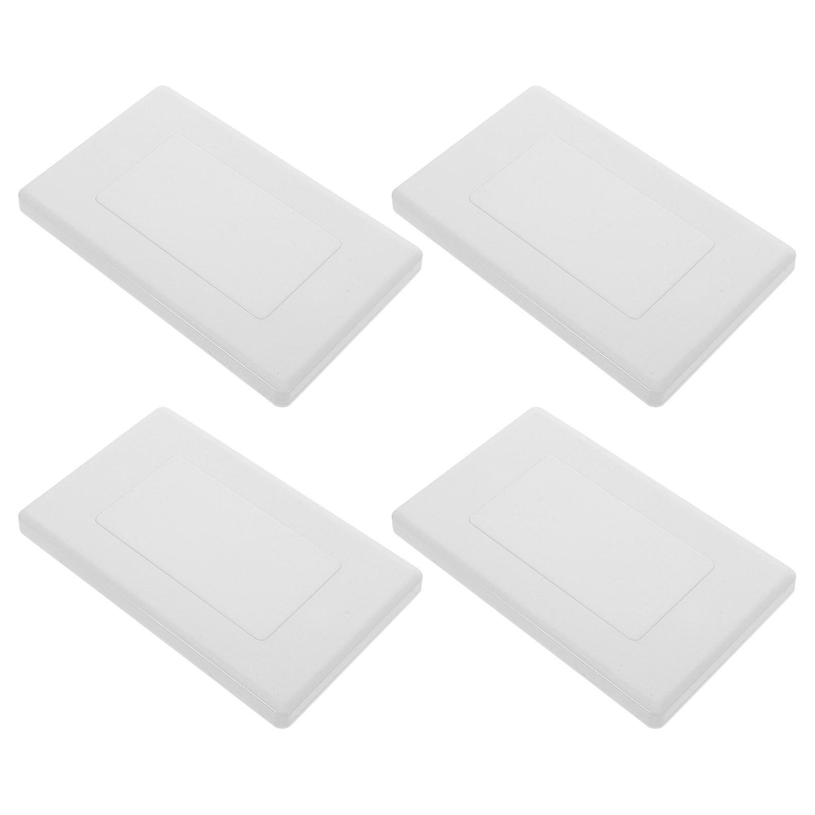 4Pcs Plastic Blank Wall Plate  - Electrical Outlet Cover ulasan dan harga
