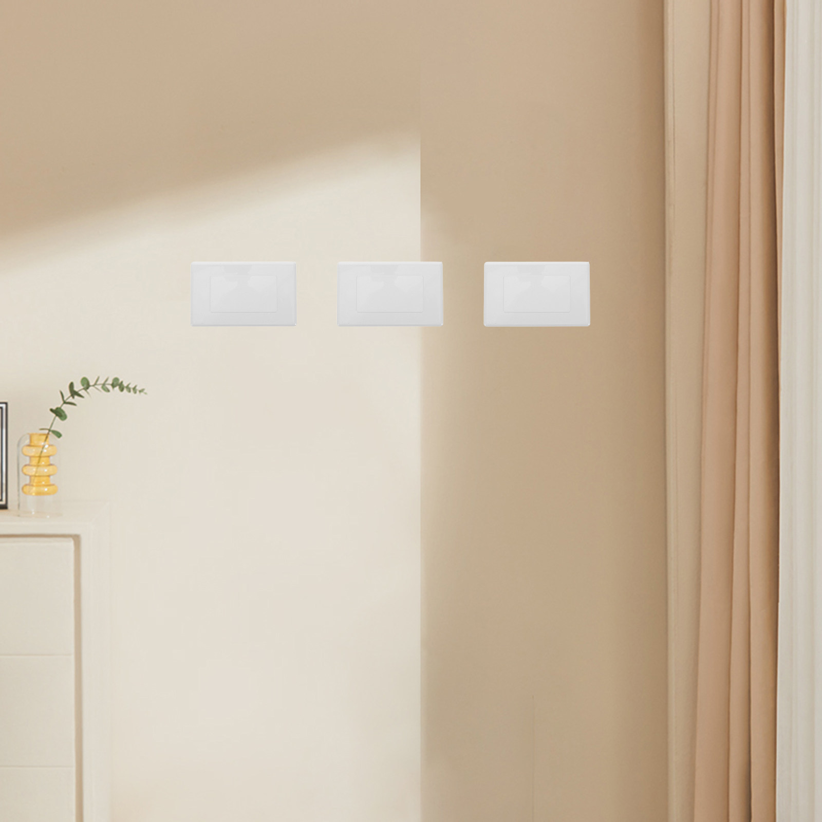4Pcs Plastic Blank Wall Plate  - Electrical Outlet Cover ulasan dan harga