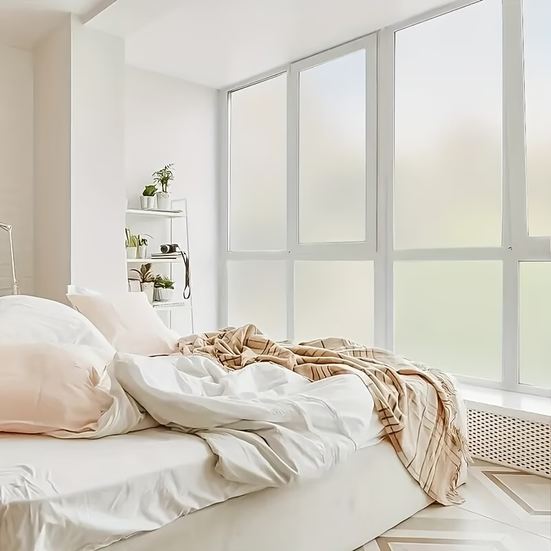 Frosted Opaque Sun-Proof Windo - Window Insulation Film ulasan dan harga
