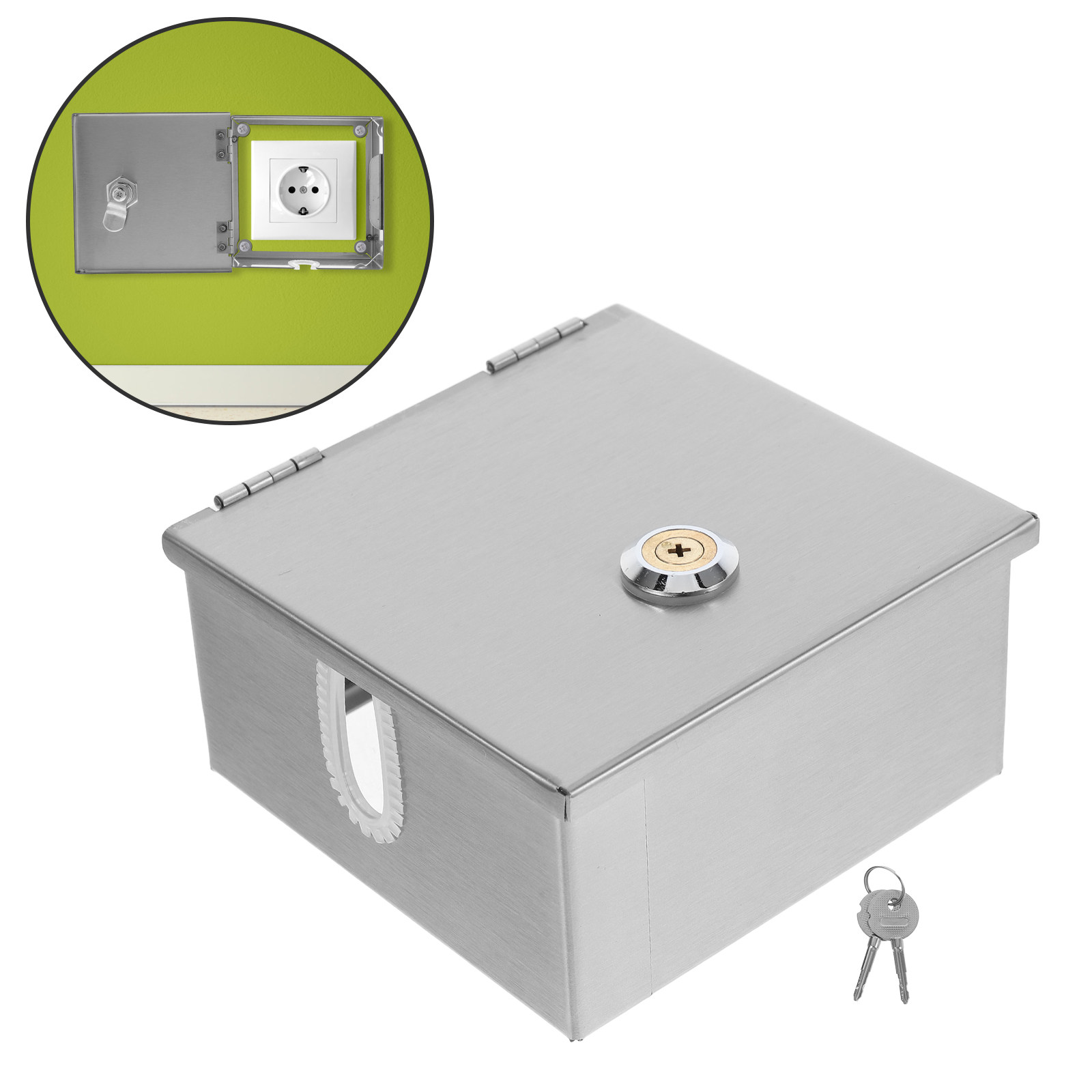 Stainless Steel Electrical Box - Electrical Outlet Cover ulasan dan harga