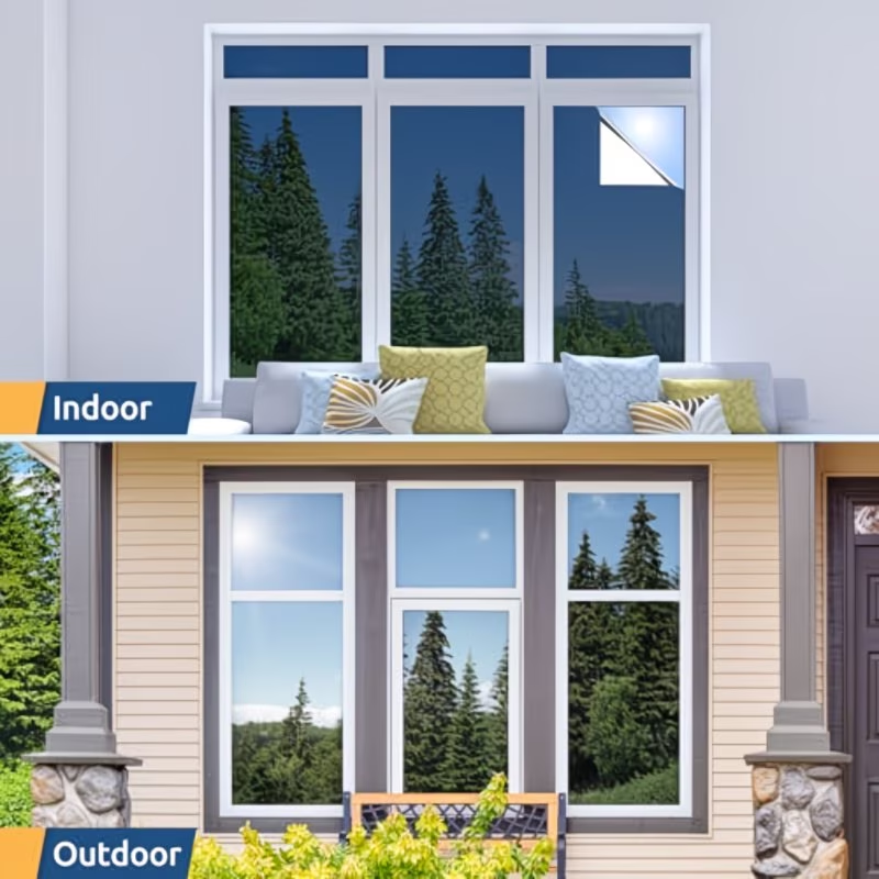 Reflective Mirror Film Sunshad - Window Insulation Film ulasan dan harga