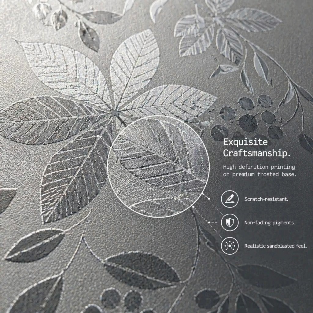 Watercolor Purple Floral Self- - Window Insulation Film ulasan dan harga