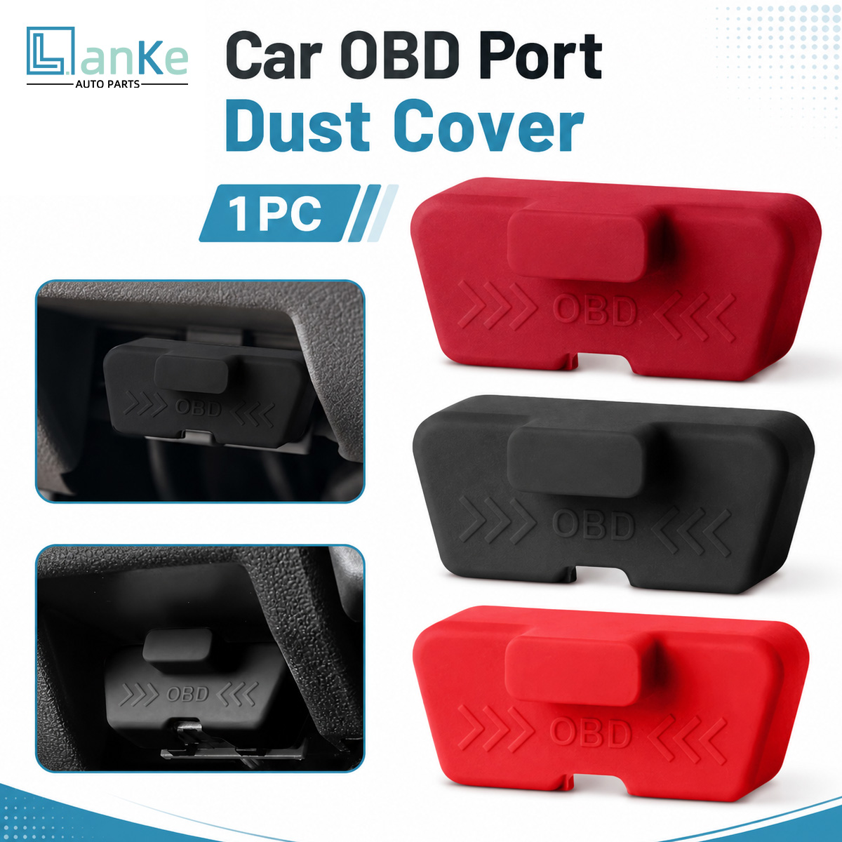 Lanke 1PC Car OBD Port Dust Co - Electrical Outlet Cover ulasan dan harga