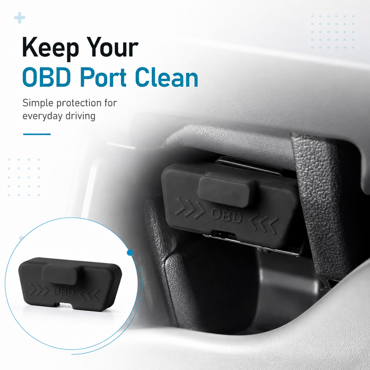 Lanke 1PC Car OBD Port Dust Co - Electrical Outlet Cover ulasan dan harga