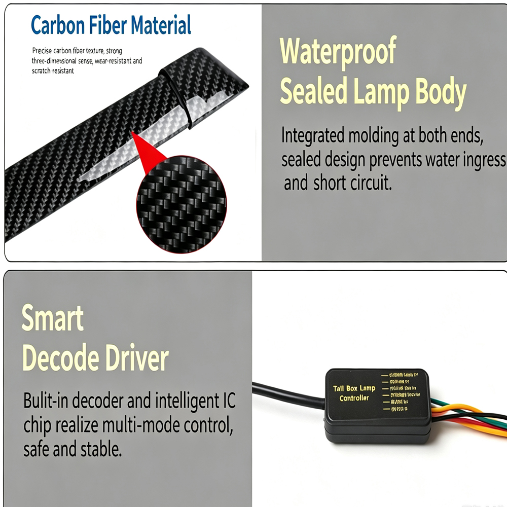 Universal Carbon Fiber Car Spo - Home Improvement Cars ulasan dan harga