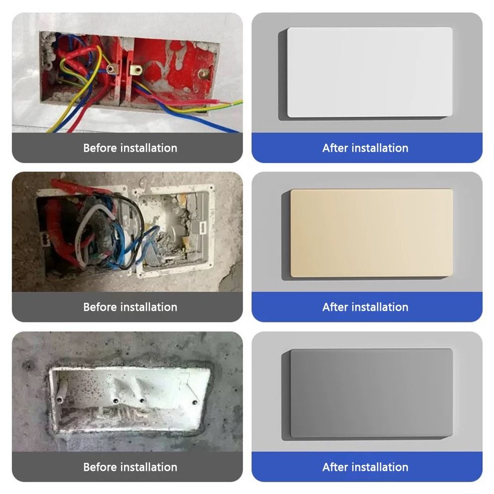 Home Decoration White 86 Type  - Electrical Outlet Cover ulasan dan harga